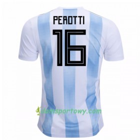 Koszulka Argentyna Perotti 16 Domowe Koszulki Piłkarskie Mistrzostwa Świata 2018